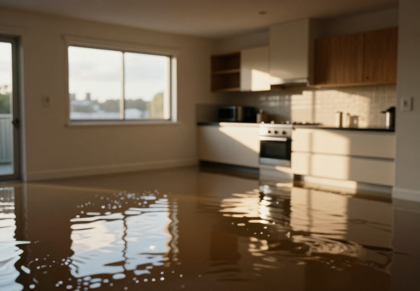 Mouldy subfloor in Waterfall before treatment